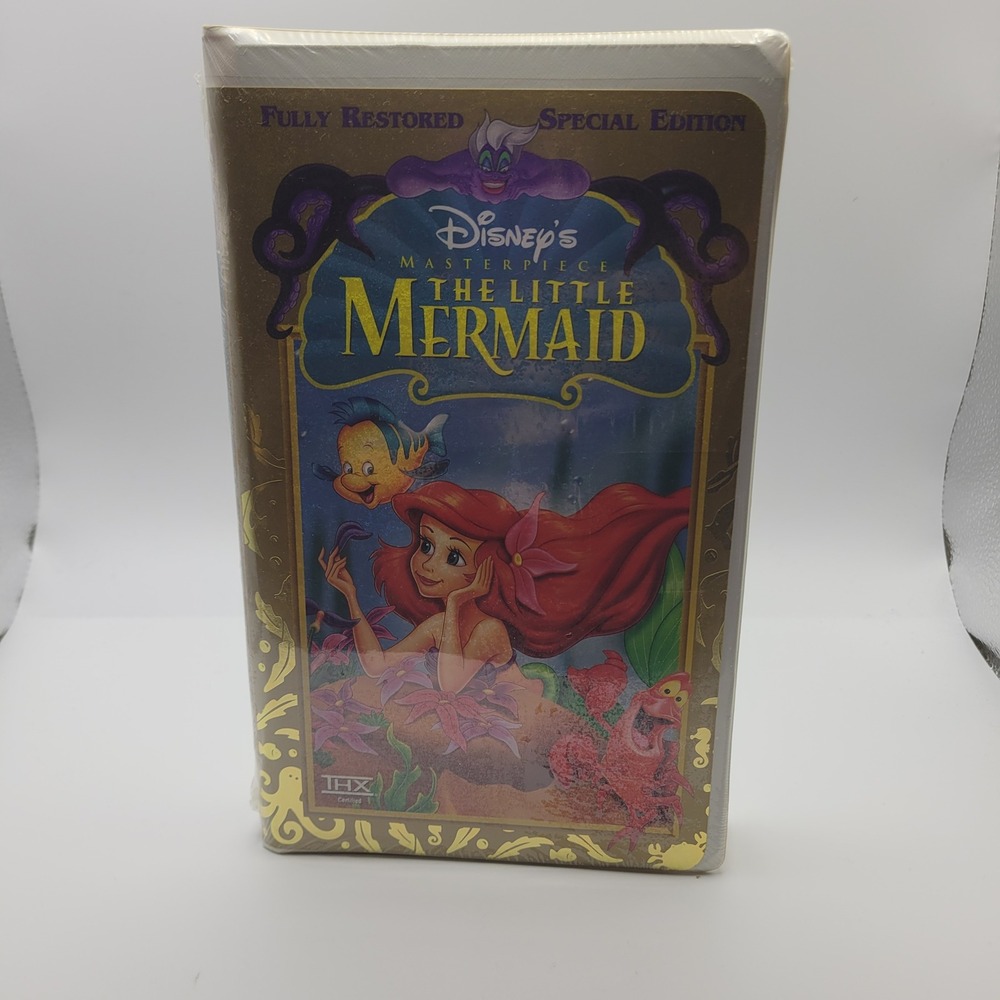 Disney The Little Mermaid VHS Masterpiece Special Edition Sealed 12731 THX